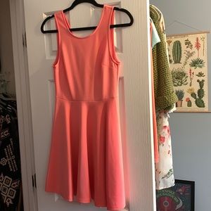Peach dress - small.  Worn once